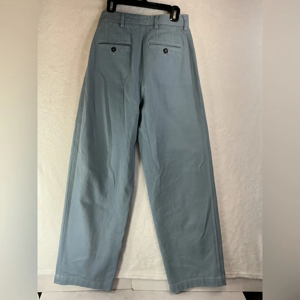 Officine Generale Sky Blue Flare Jeans - Picture 5 of 9